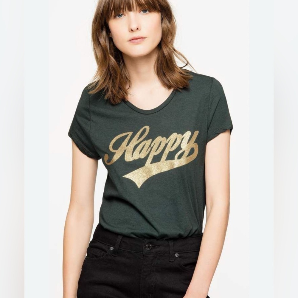 ZADIG & VOLTAIRE 'Happy' Graphic Tee